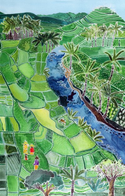 Fiume Agung, Bali, 1996 da Hilary Simon